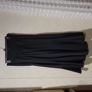 Long black skirt